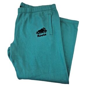 Roots sweatpants drawstring‎ teal, NWOT, size 3x